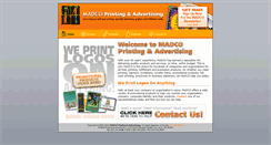 Desktop Screenshot of madcoprinting.com